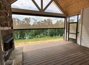 22 ft powered retractable screen
